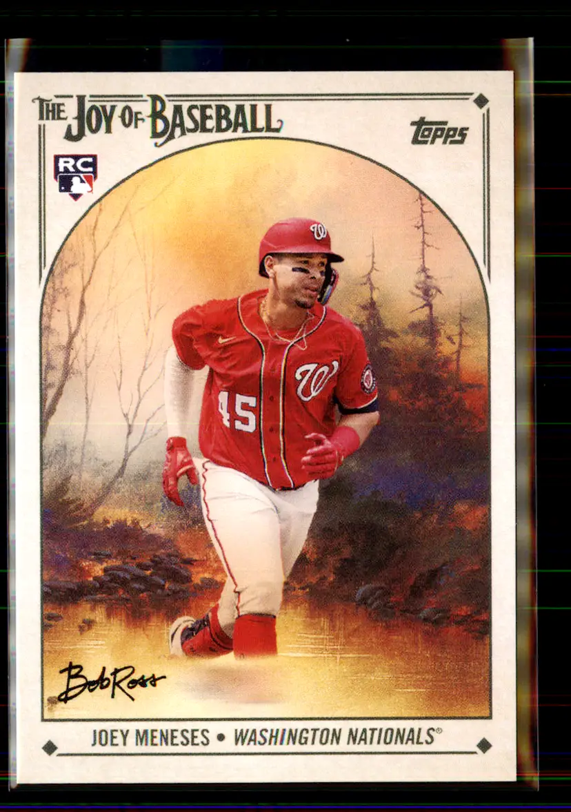 Joey Meneses 2023 Topps X Bob Ross: The Joy of Baseball #98 - (135) - Washington Nationals