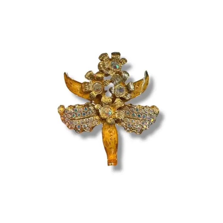 St. John Floral AB Statement Brooch