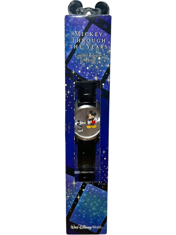 Mickey Mouse "Through the Years" Limited Release Watch Walt Disney World Men's NEW