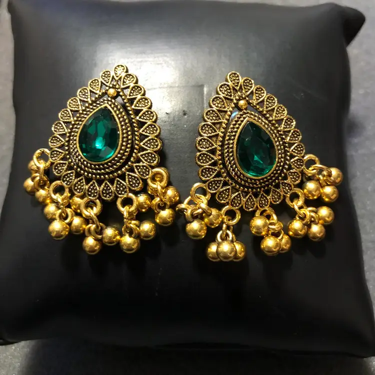 Gold-Tone Statement Earrings