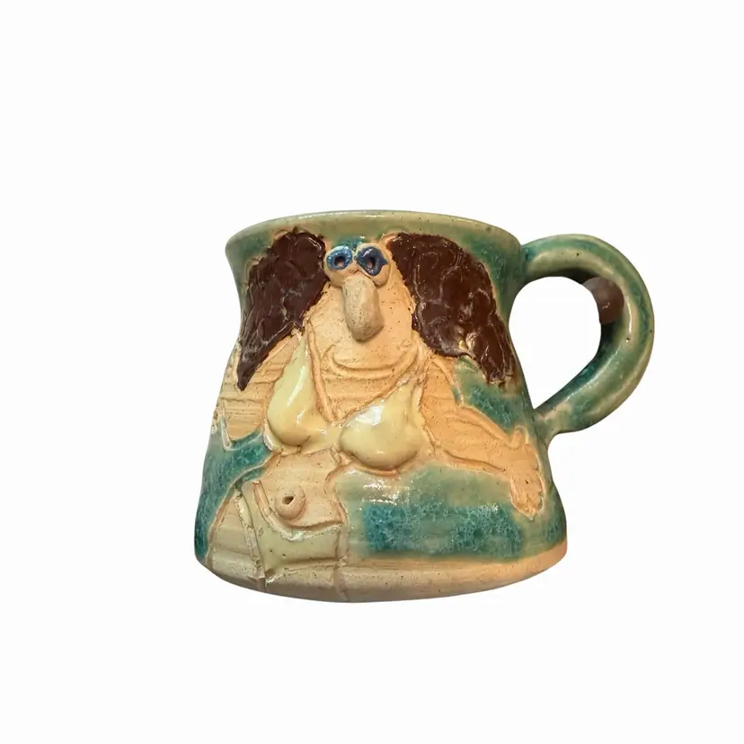 Vintage Ugly Face Bikini Women Mug