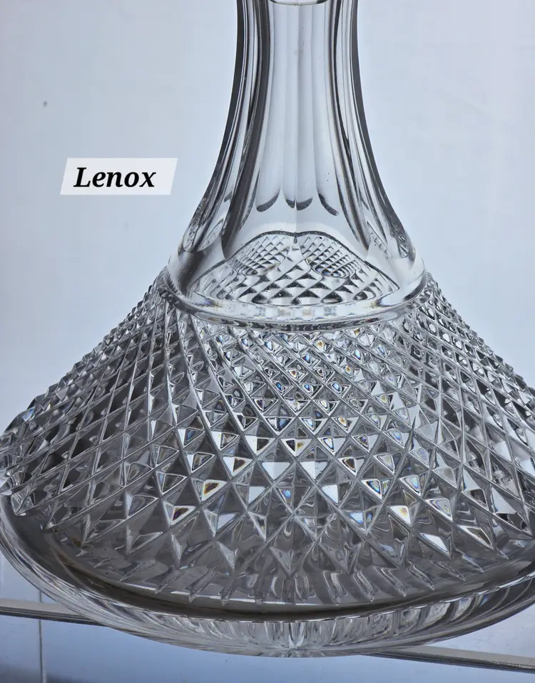 Signed Lenox crystal Providence Decanter