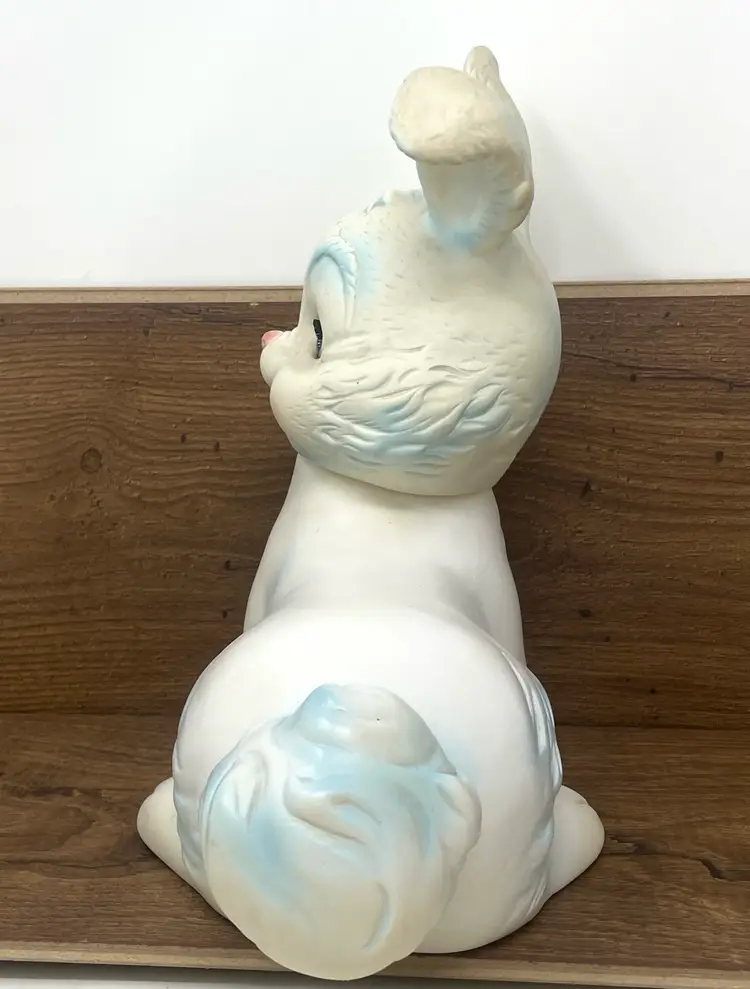 Vintage 1961 Edward Mobley Sleepy Eye Bunny With Working Squeak