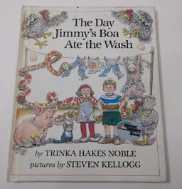 The Day Jimmy's Boa Ate the Wash - Trinka Hakes Noble (Hardcover)