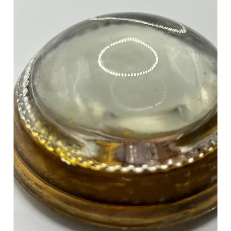 Paperweight Glass Dome 3" Rocks & Crystals