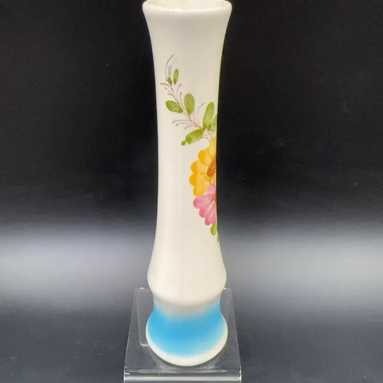 Vintage Hand Painted But Vase From Portugal