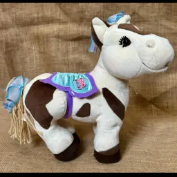 Vintage Cabbage Patch Kids Style And Care Pony Plush Horse Stuffed Animal Toy