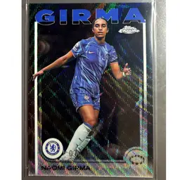 Naomi Girma Black Wave 7/10 - Chelsea FC - 24-25 Topps Chrome - Women’s Soccer