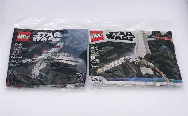 LEGO Star Wars 30654 X-Wing Starfighter & 30388 Imperial Shuttle. NEW/SEALED