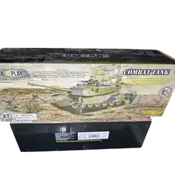Click N Play Abrams Tank Sealed