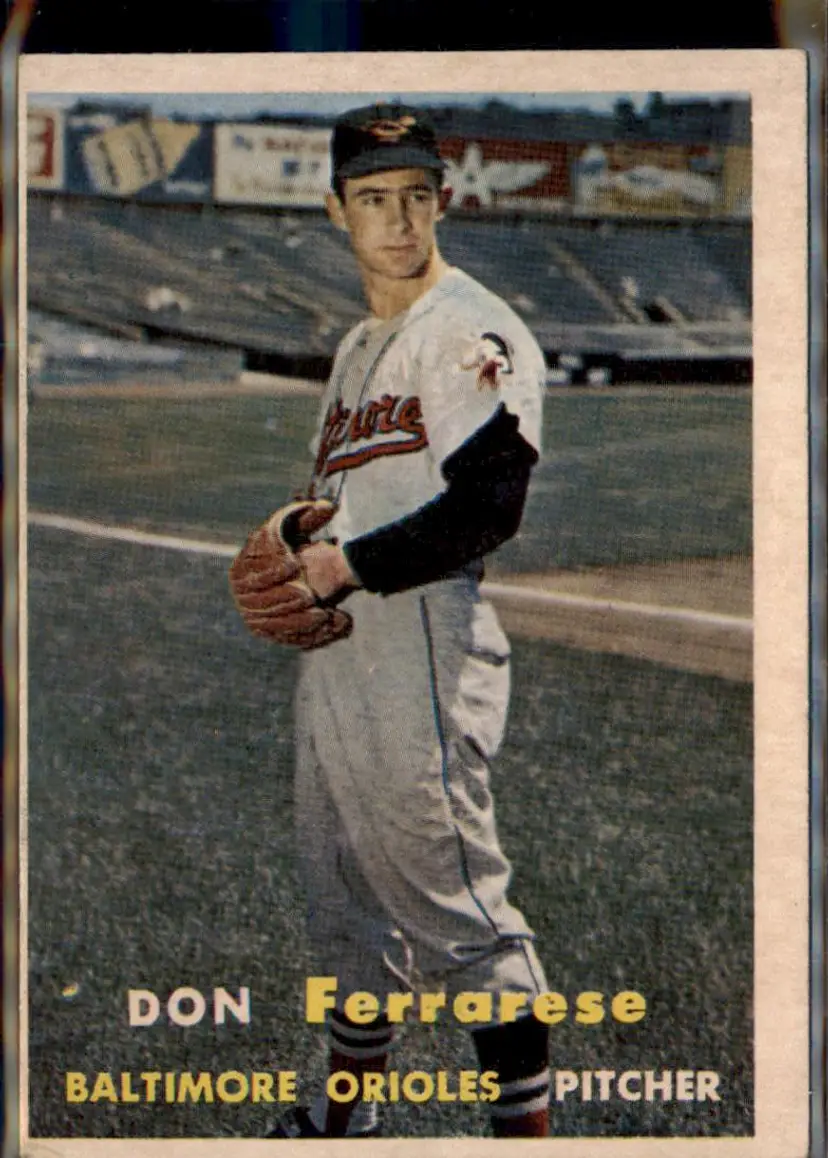 1957 Topps #146 Don Ferrarese - ( pk1 ) - Baltimore Orioles