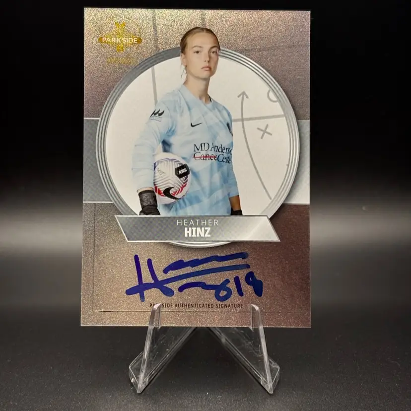 Heather Hinz Houston Dash - 2024 Parkside Vol. 2 Signature Series Foil No. 43/99