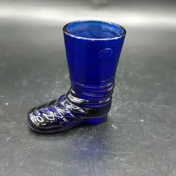 Cobalt Glass Boot