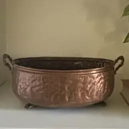 French Copper jardiniere