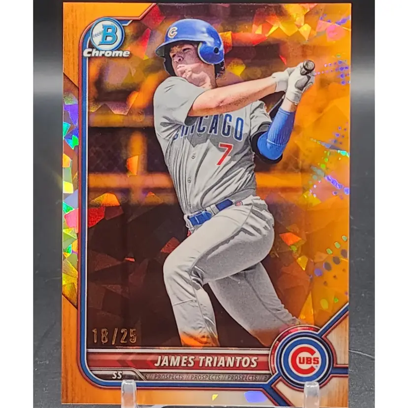 2022 Bowman Sapphire James Triantos /25