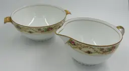 The Windsor Shape Meito China Japan Creamer And Sugar Dishes