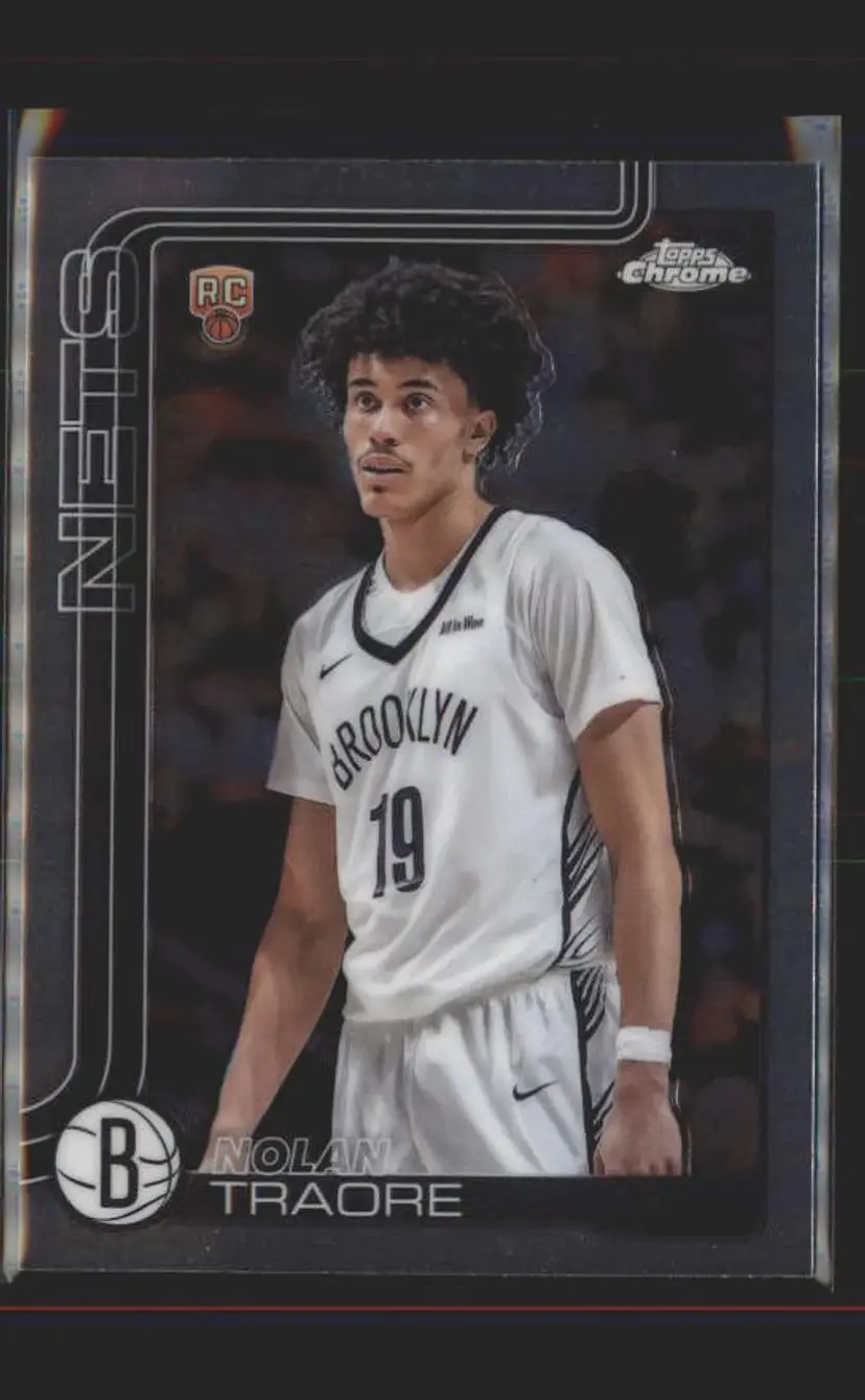 2025-26 Topps Chrome #269 Nolan Traore - (137) - Brooklyn Nets