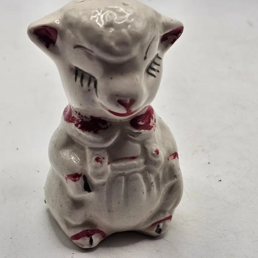 Vintage arco salt shaker 1950s sheep lamb