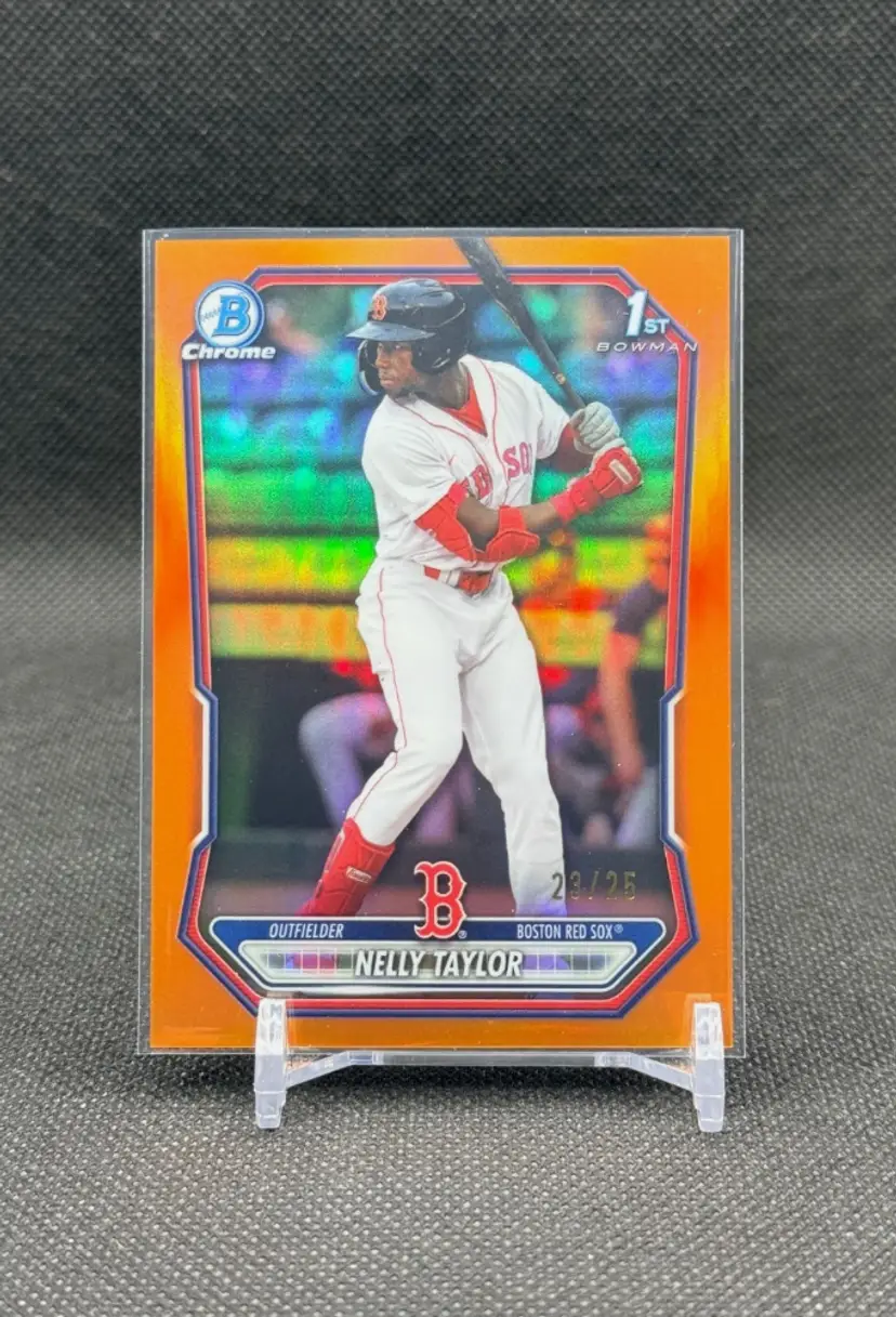 Nelly Taylor 2026 Bowman Chrome 1st Bowman Orange Refractor /25