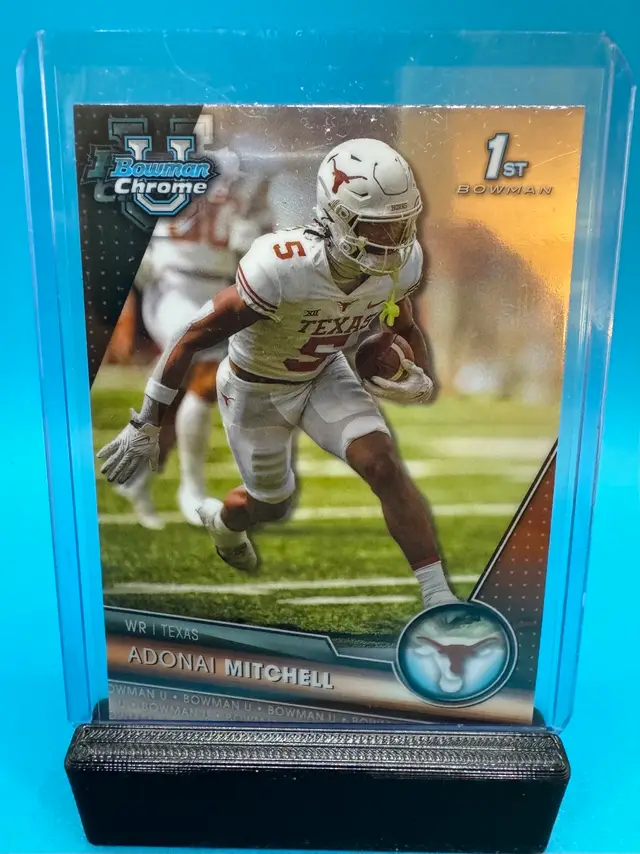 Adonai Mitchell 1st Bowman Chrome U Indianapolis Colts