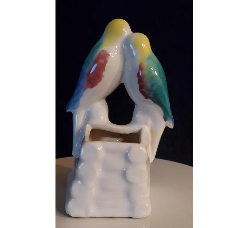 #01 Morton Vintage Home Decor Art Pottery Birds