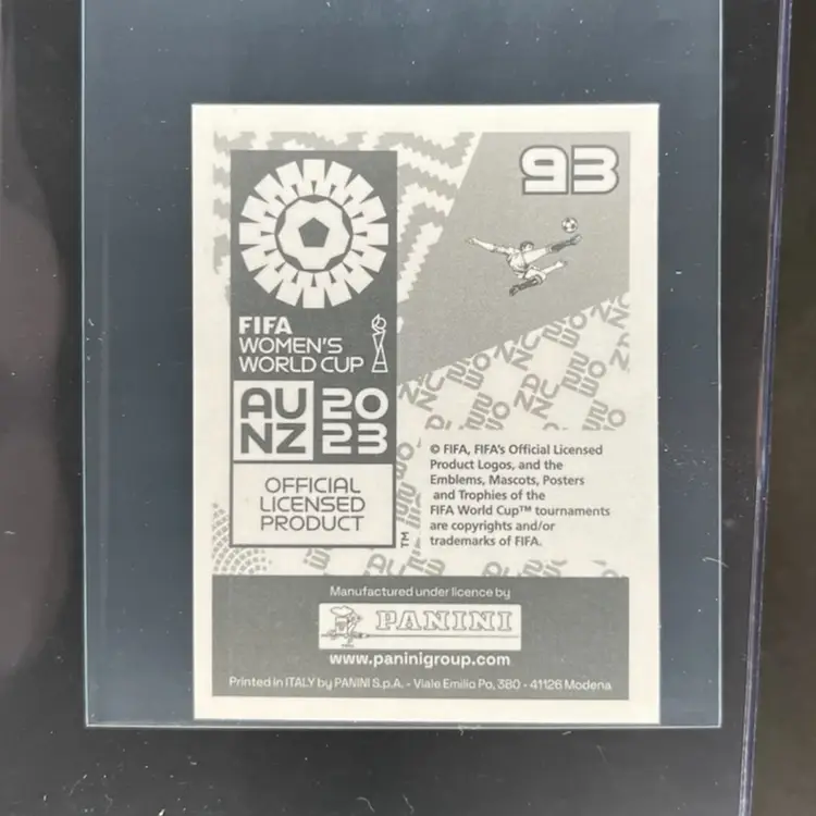 Niamh Fahey 2023 Panini Women’s World Cup Sticker Ireland Soccer Card