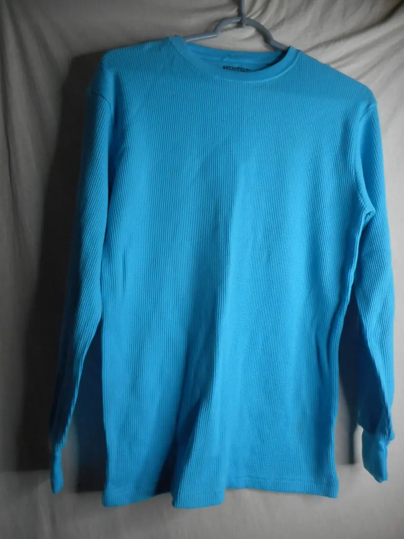 Architect Jeans Co Mens Long sleeve Crew neck Thermal Shirt Top Size M