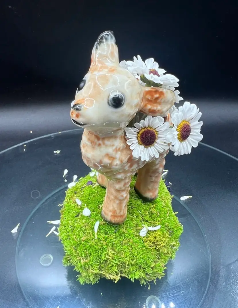 Debatable Planter Deer Or Lamb - Japan