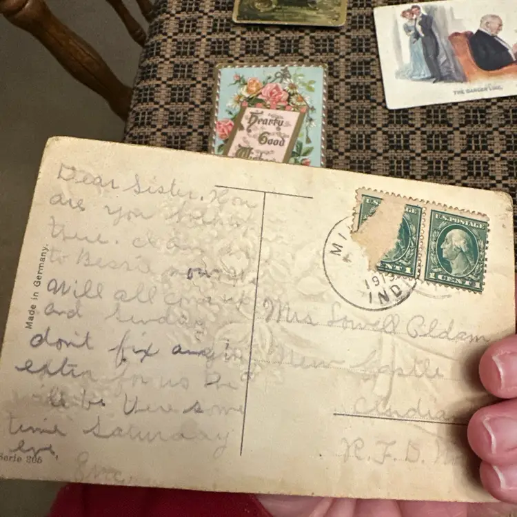 Antique Postcards VTG Lot of  5 
Embossed  Some Made In Germany  England & US