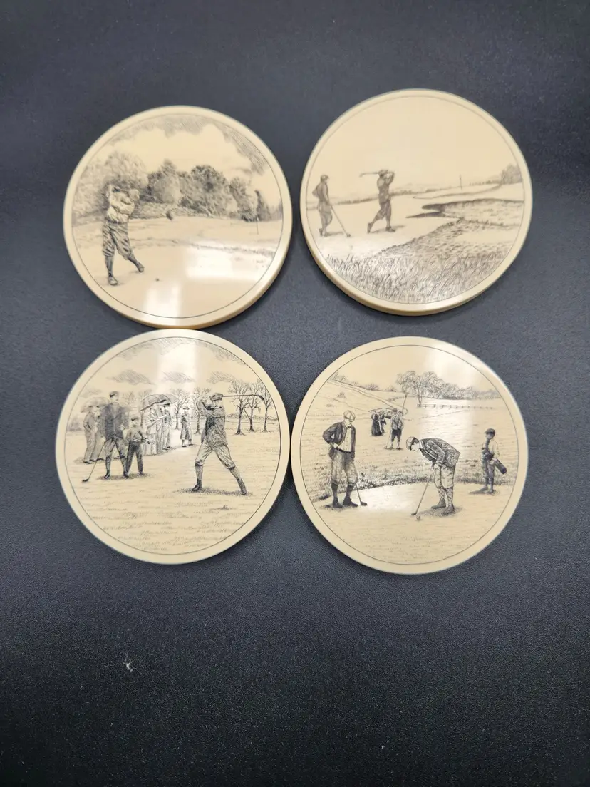 Barlow Golf Coasters