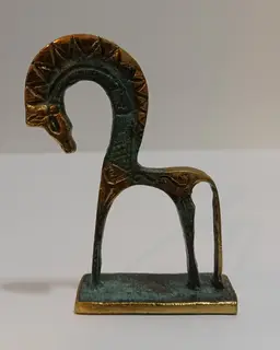Greek Geometric Horse Statue/Paperweight