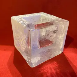 07. VTG Kosta Boda “Ice Cube” Tealight Sweden