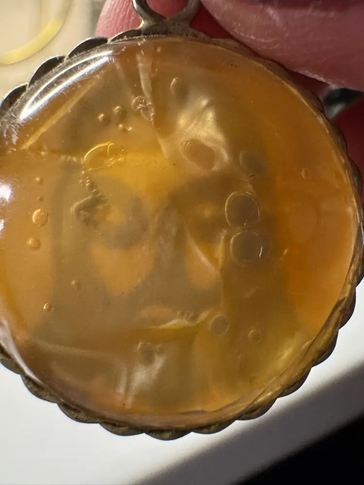 Vintage Charm Bracelet With Masonic Rhinestone Order of the Eastern Star & Vintage & Lithophane Face of Jesus “RARE”