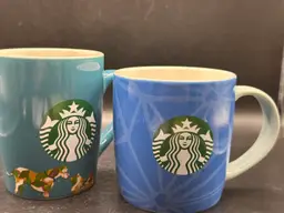 Blue Starbucks Mugs