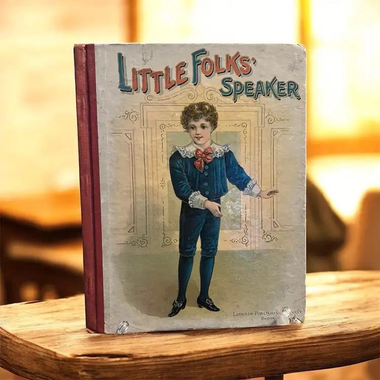 ANTIQUE Little Folks Speaker Book