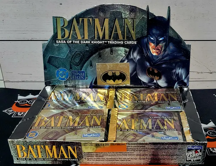 1994 Skybox Batman Saga of the Dark Knight Factory Sealed Packs