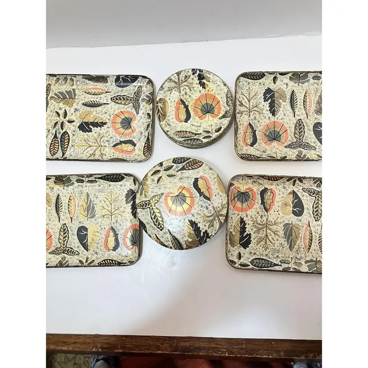 Japan Highmount Quality alcohol proof coasters with round box and four trays