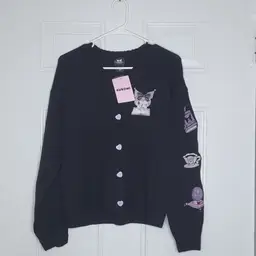 Sanrio Kuromi Fortune Teller Skimmer Girls Cardigan Size Small - Hot Topic - NEW