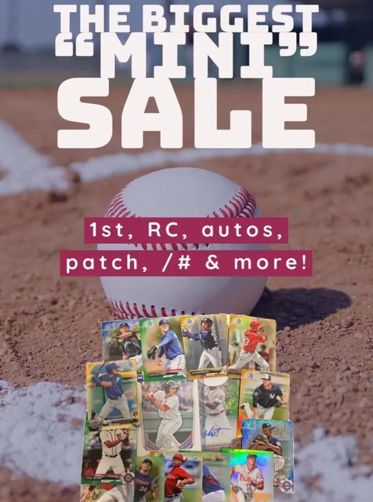 Baseball Singles Starting At $1!!! 