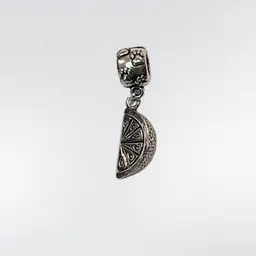 Charm: Orange Hound Charm - Handmade By Me!