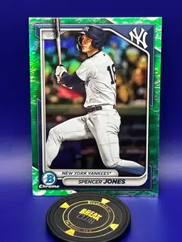 Spencer Jones 2024 Bowman Chrome Lunar Glow 