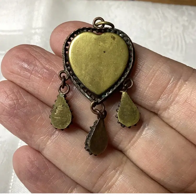 Vintage Micromosaic Pendant Late 1800s Early 1900s 2”