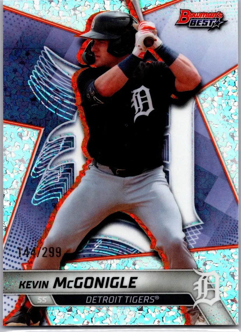 2025 Bowman's Best Kevin McGonigle #TP-28 Top Prospects Mini Diamond /299
