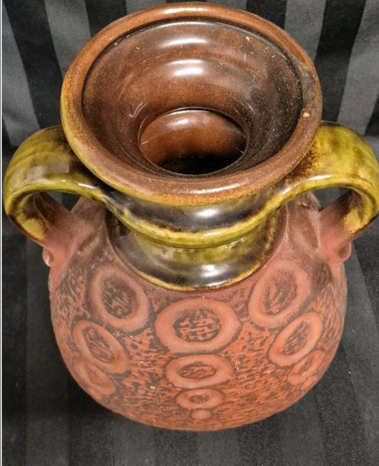 Beautiful Vintage W. GERMANY VASE CERAMIC 10" Tall 7036-25