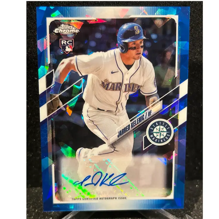 Jarred Kelenic RC Auto 2021 Topps Chrome Update Sapphire