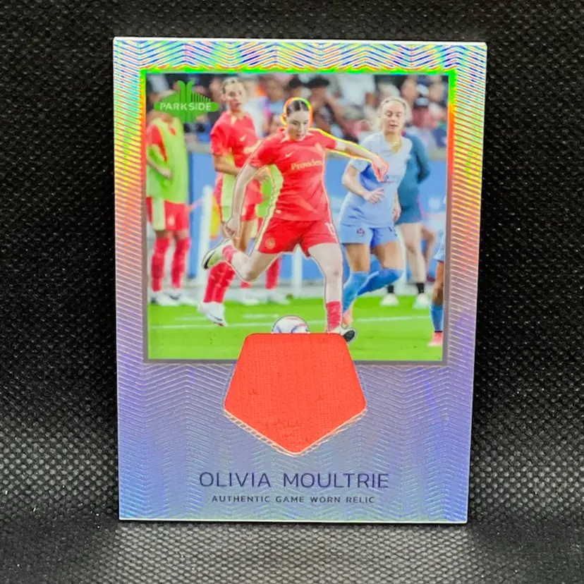 Olivia Moultrie 2024 Parkside Pacific NWSL Relic Portland Thorns Soccer Card