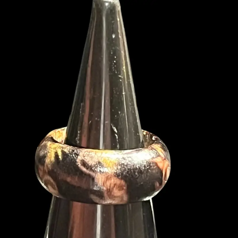 Ring As Pictured Wood Size 6.5