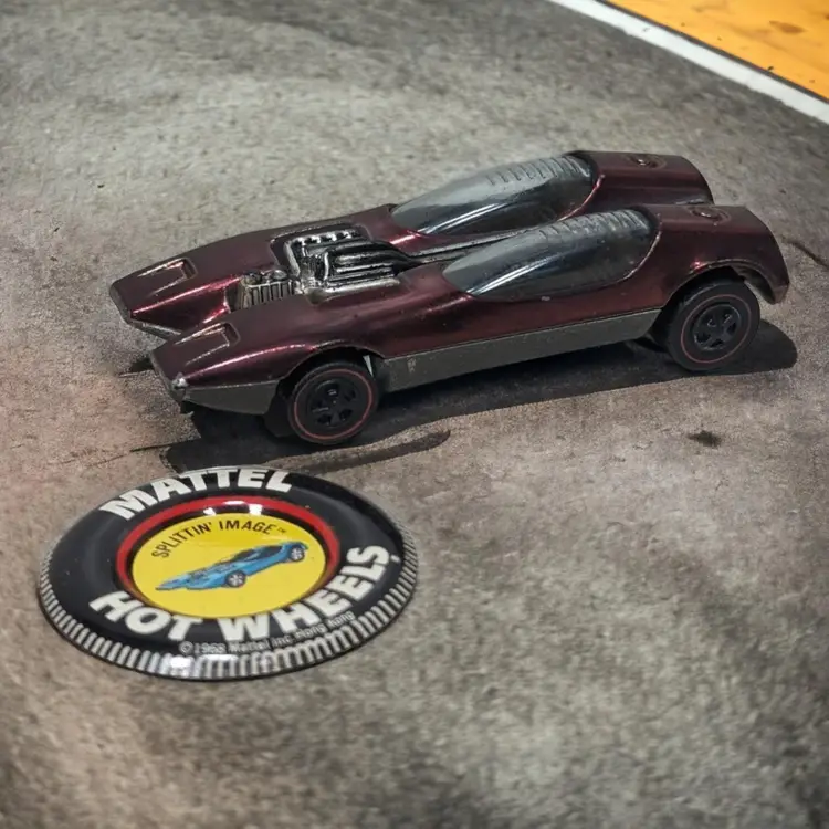VINTAGE ORIGINAL 1968 HOT WHEELS REDLINE SPLITTIN IMAGE