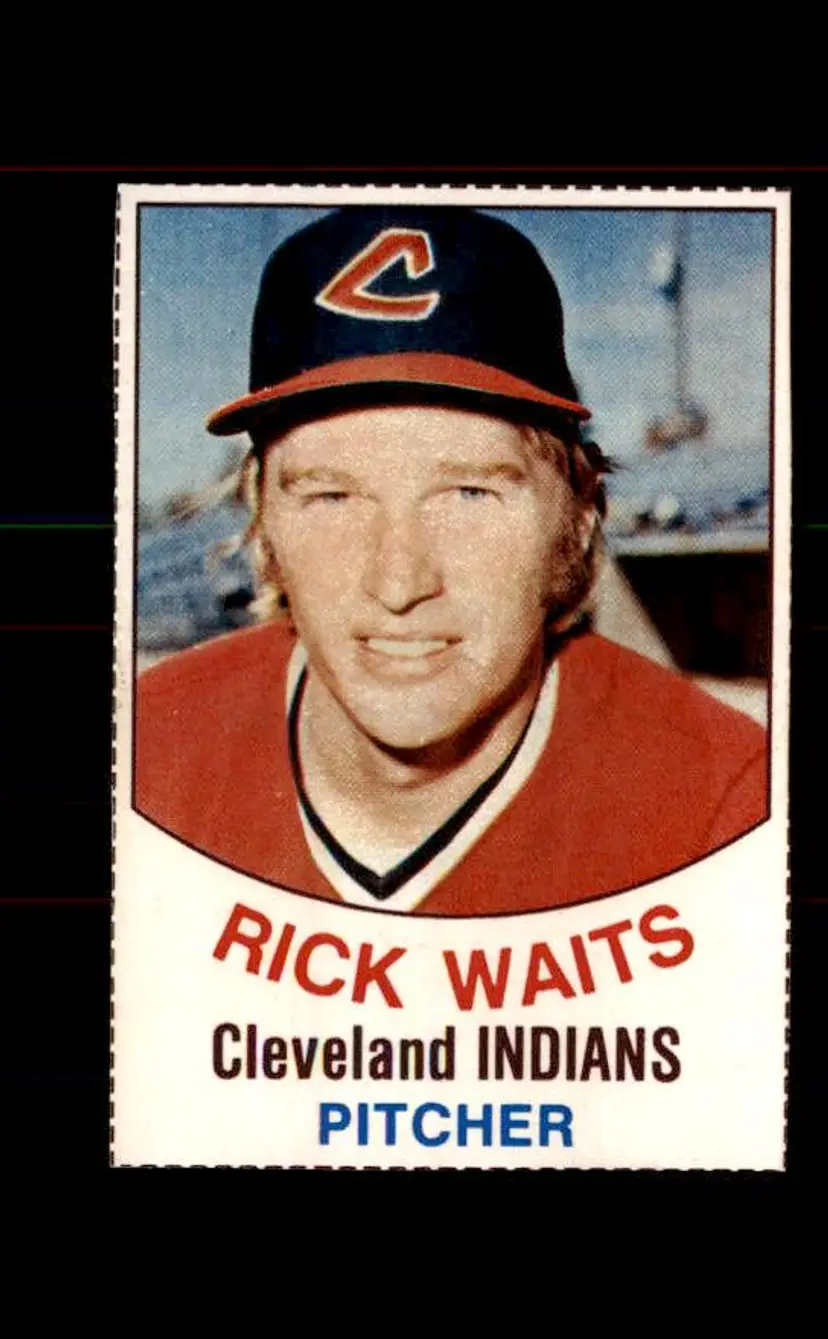 1977 Hostess #88 Rick Waits - (pk1) - Cleveland Indians