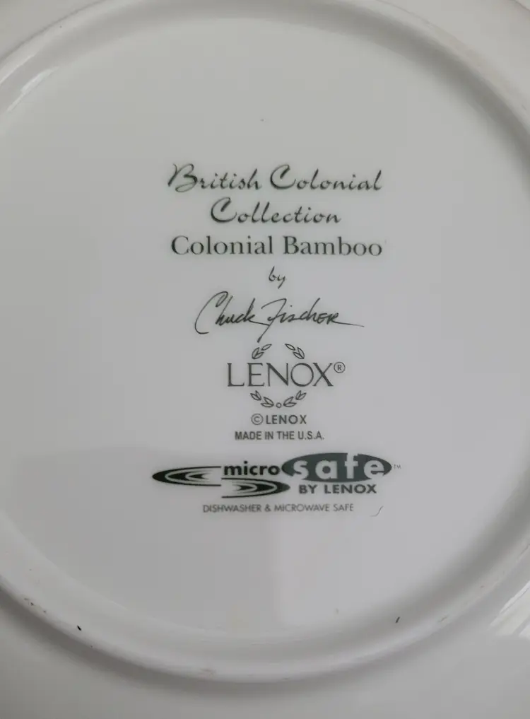 Lenox British Colonial Colonial Bamboo Rim Soup Bowl